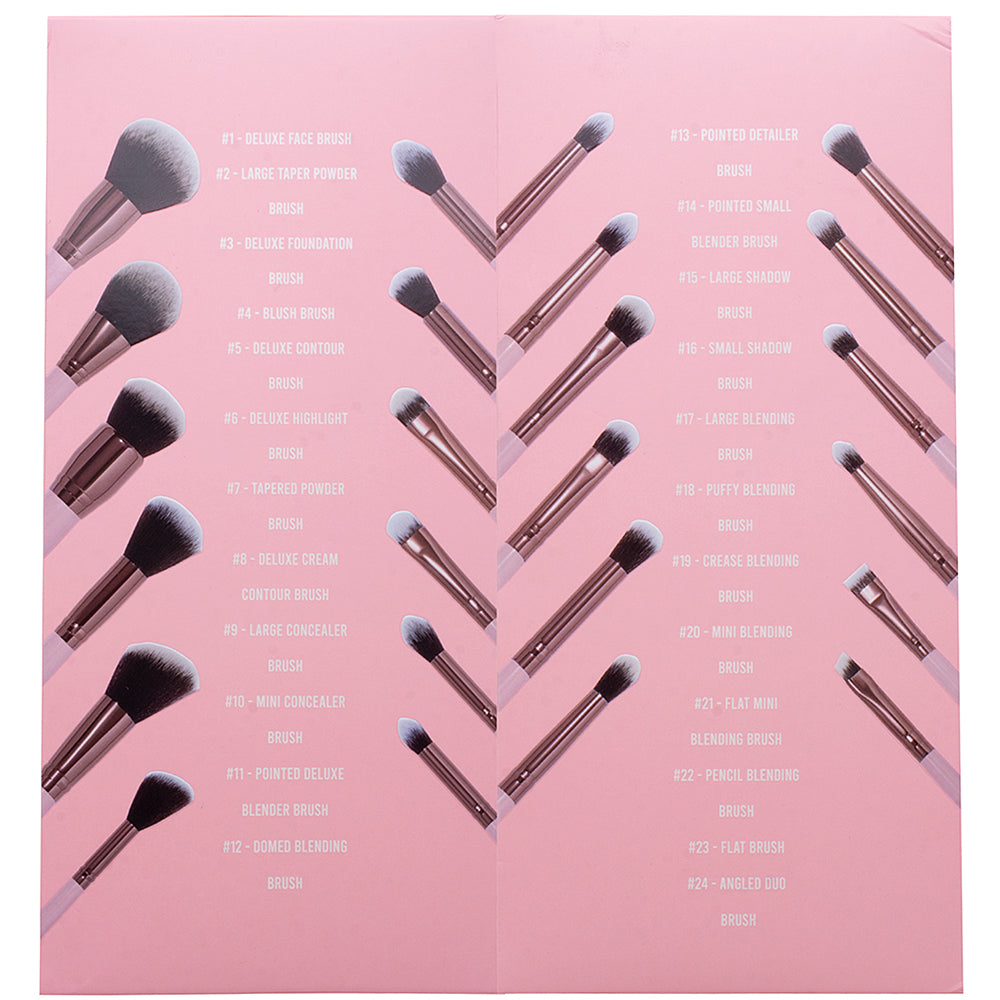 BEAUTY CREATIONS PRETTY AND PERFECT 24 PC BRUSH SET