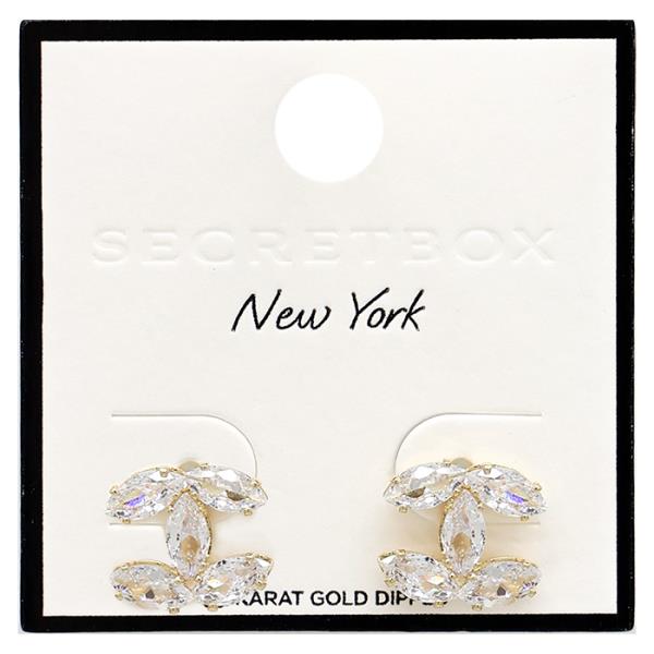 Rhinestone earring