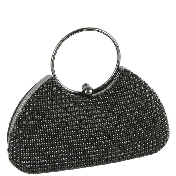 Rhinestone chic evening bag