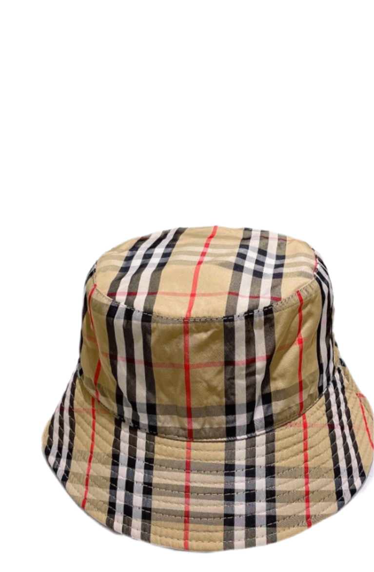 Brown bucket hat