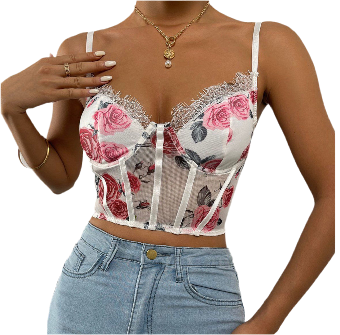 Coquette corset top