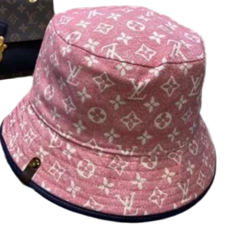 Pink bucket hat