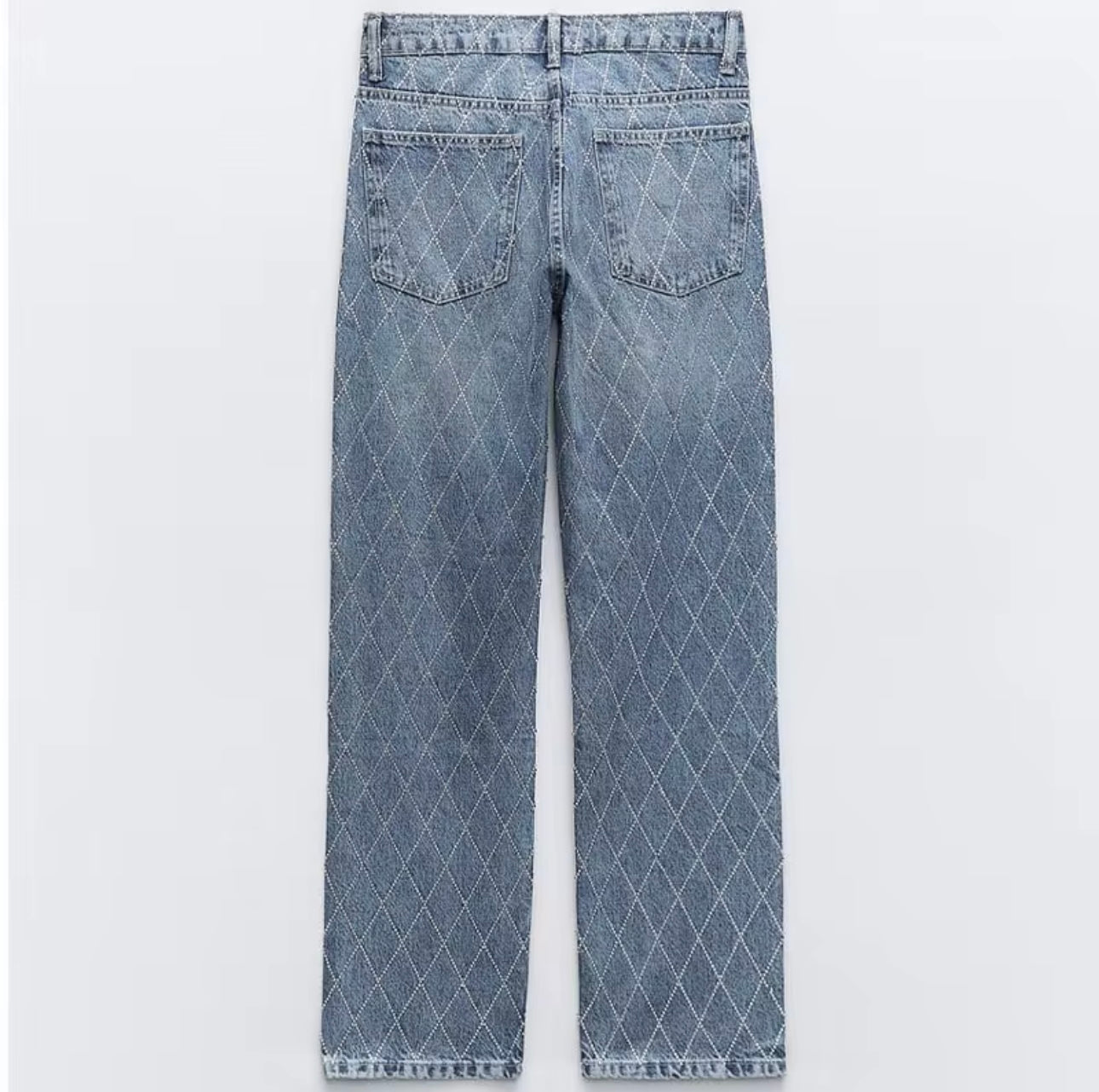 Dark Rhinestone Jeans