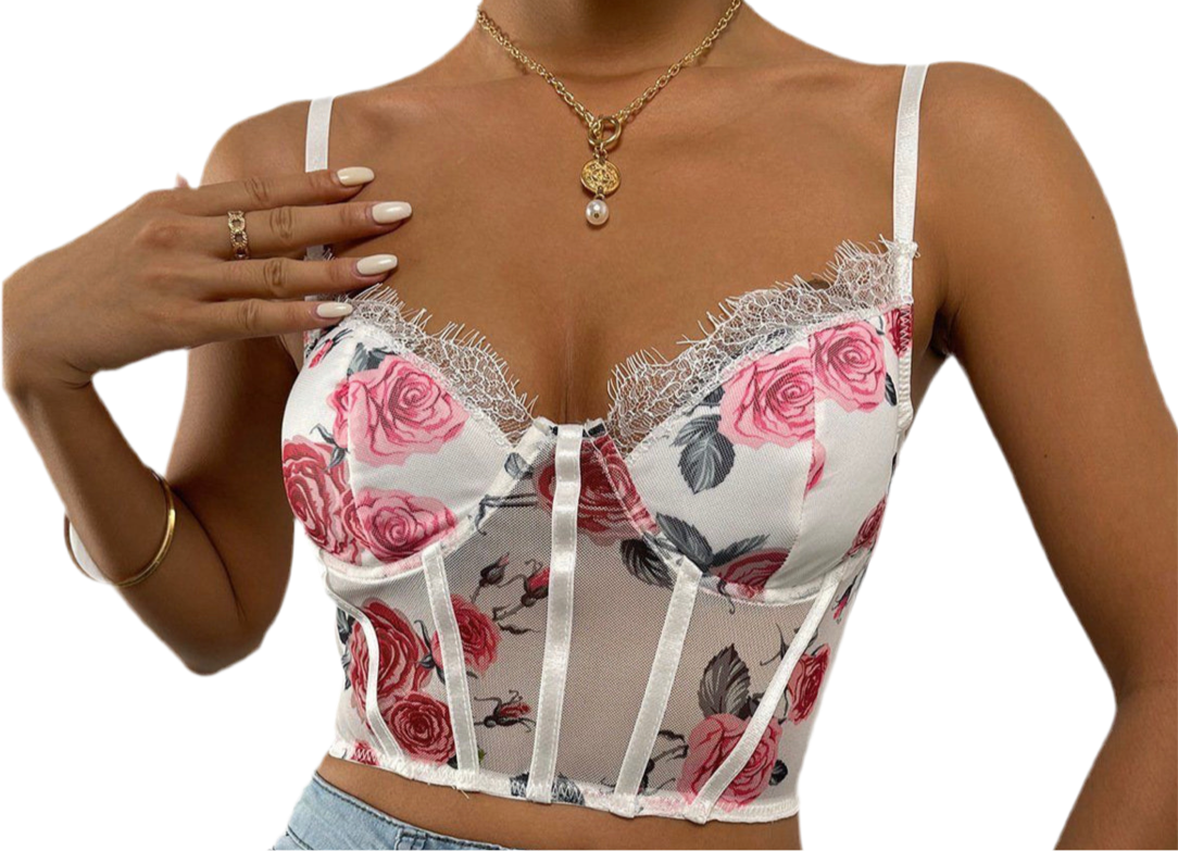 Coquette corset top