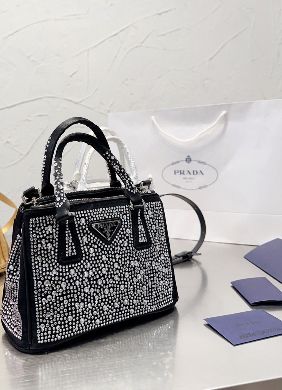 PR rhinestone bag