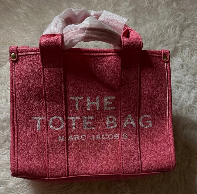 Hot pink tote bag