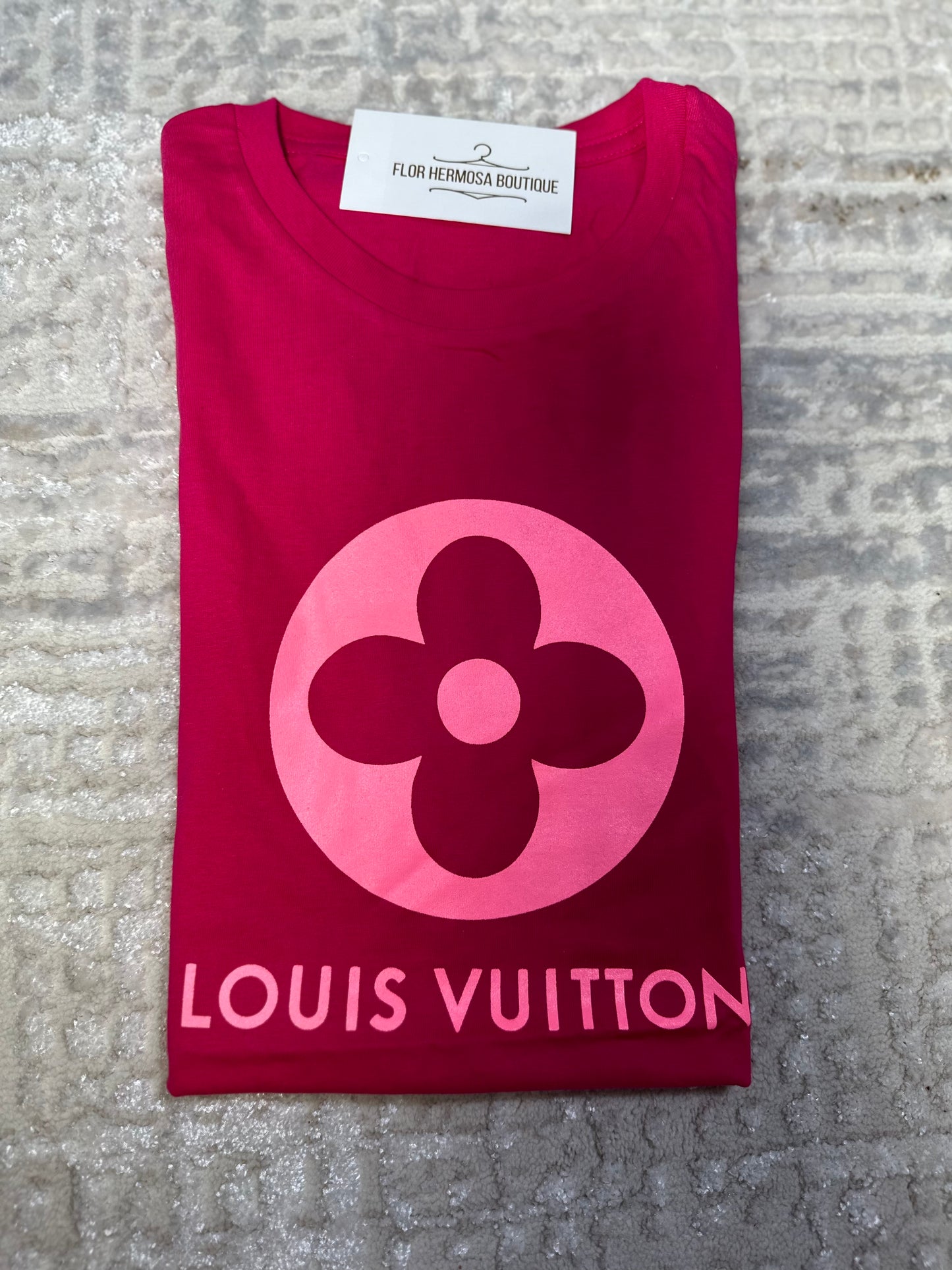 Hot pink T-shirt