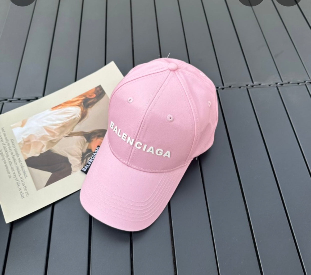 BB pink hat