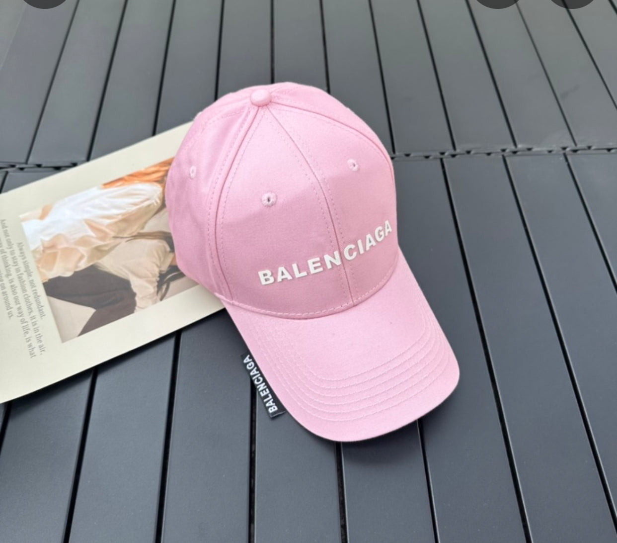 BB pink hat