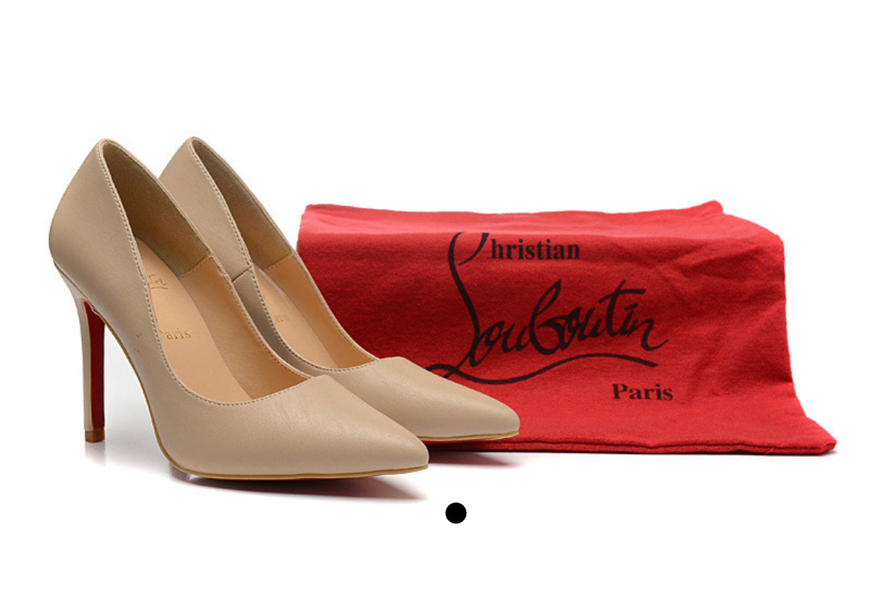 SALE!! CL beige high heels