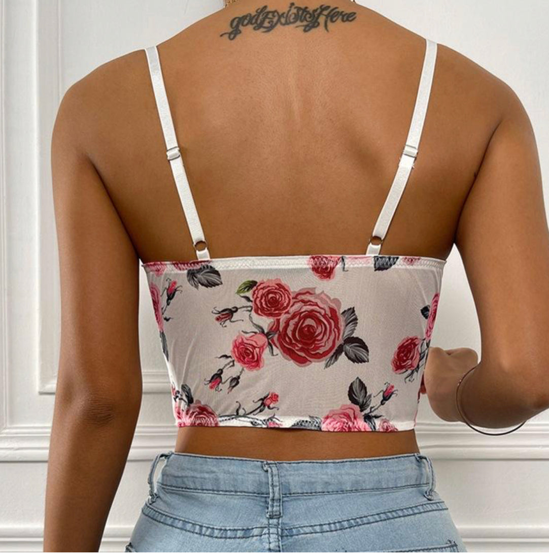 Coquette corset top