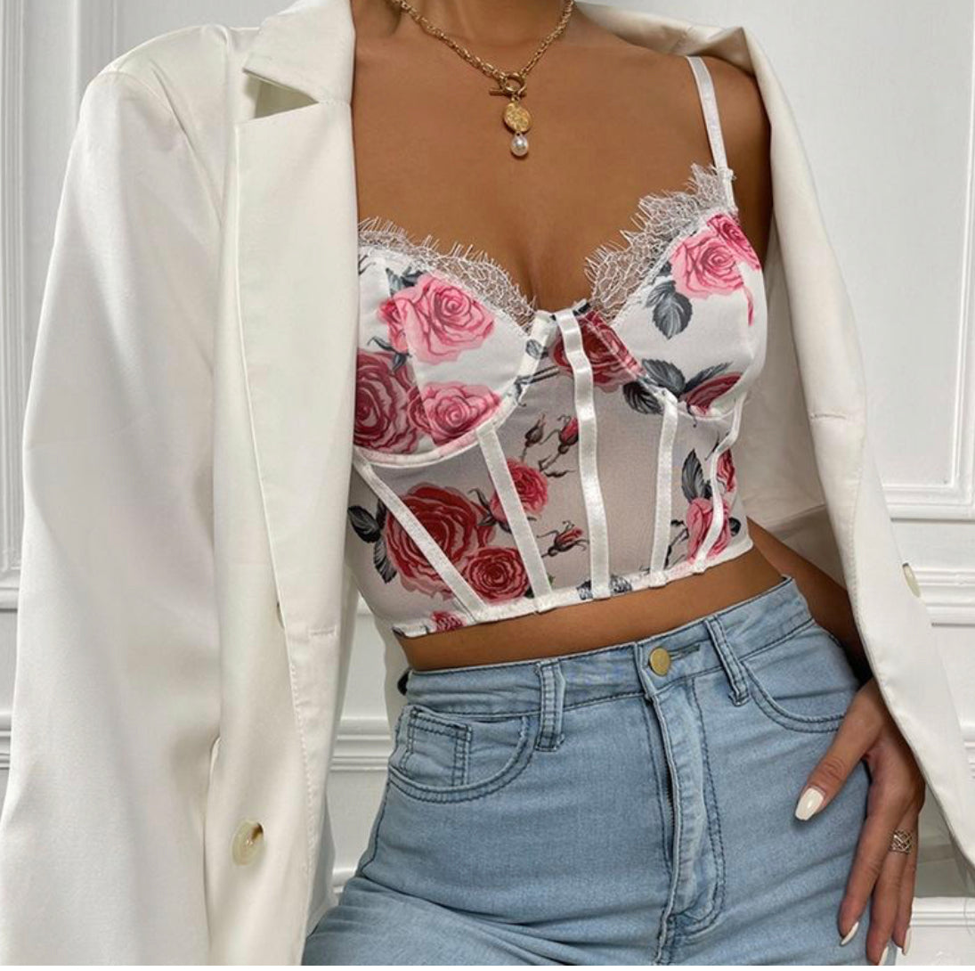 Coquette corset top