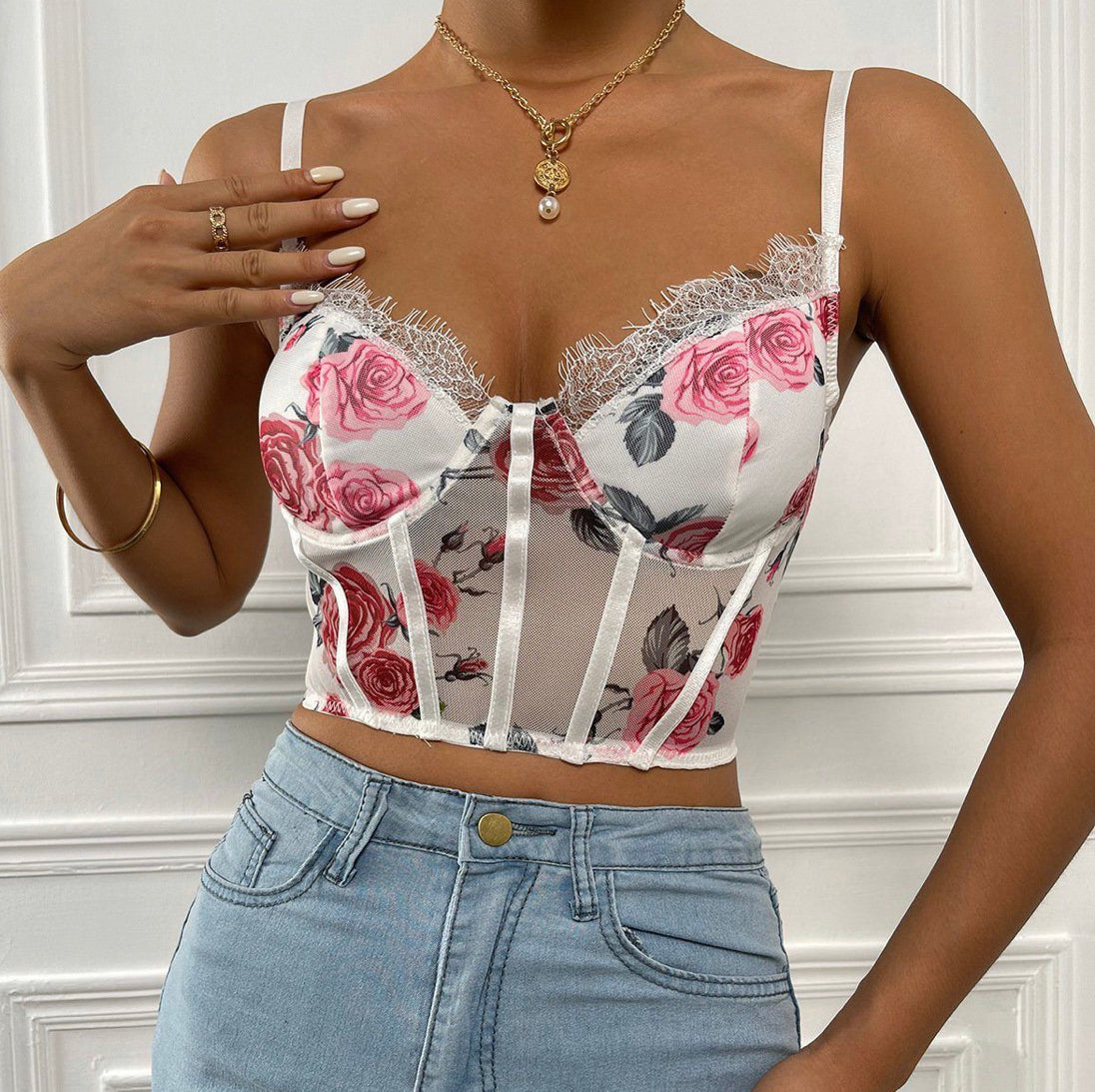 Coquette corset top