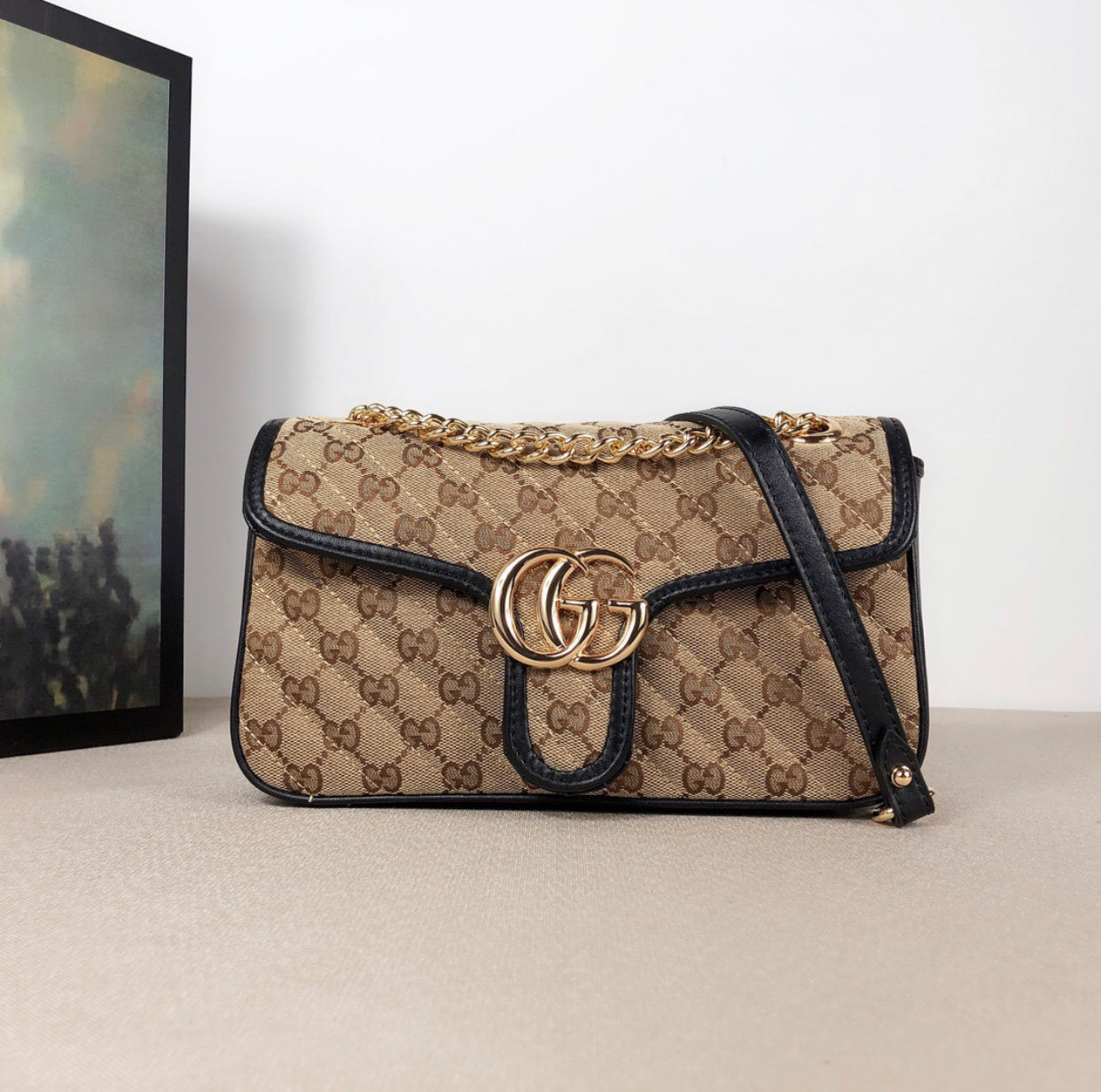 GG light brown bag