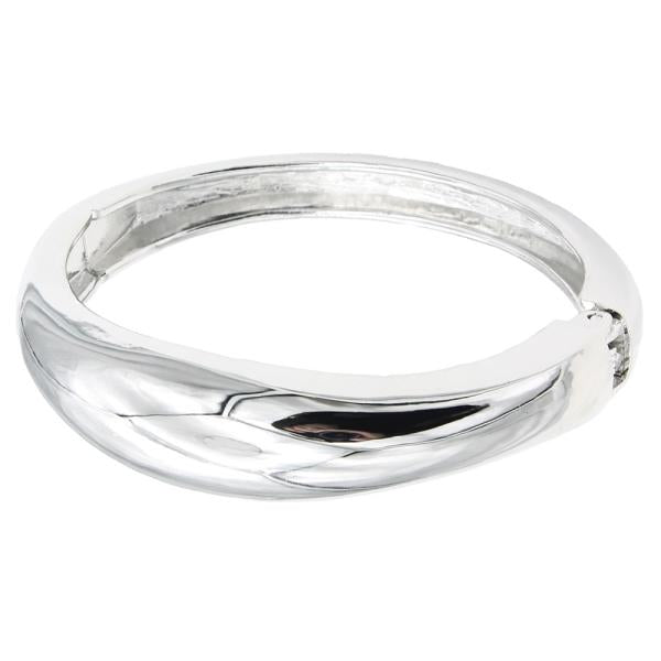 Silver bangle bracelet