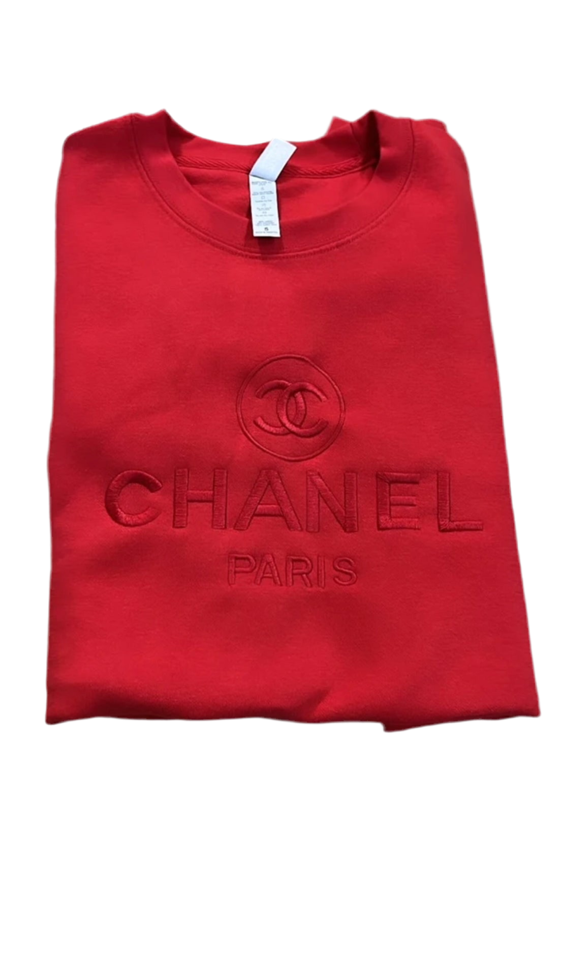 CC RED CREWNECK- UNISEX