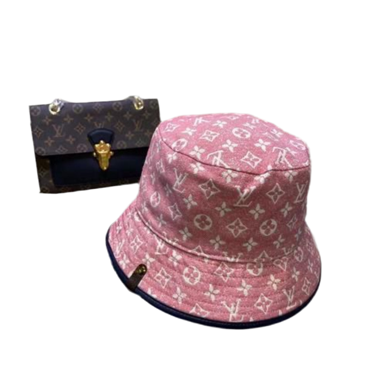 Pink inspired bucket hat