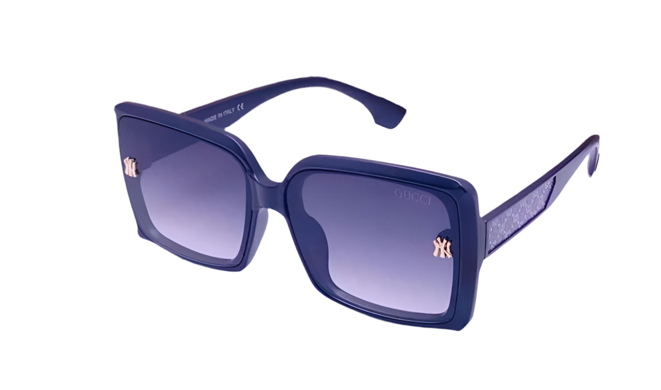 GG black and purple sunglasses