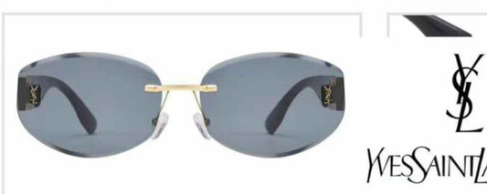 Black and gold sunglasses