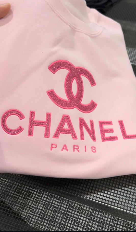 Rhinestone cc Crewneck