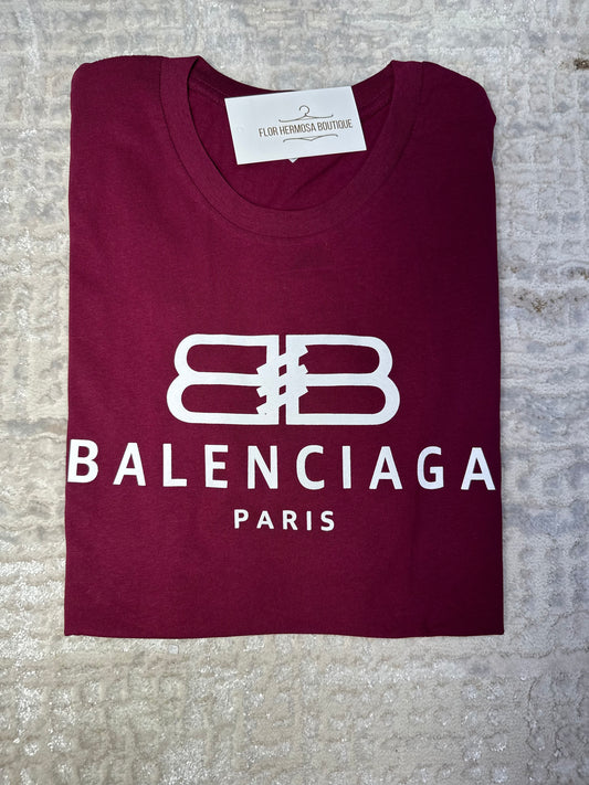 BB burgundy T-shirt