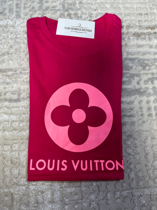 Hot pink T-shirt