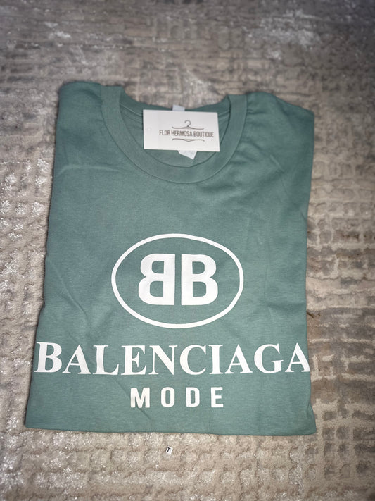 BB light green T-shirt
