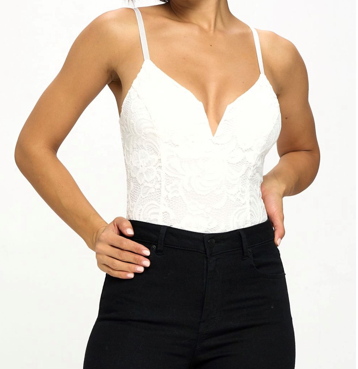 Off white hot sale lace bodysuit